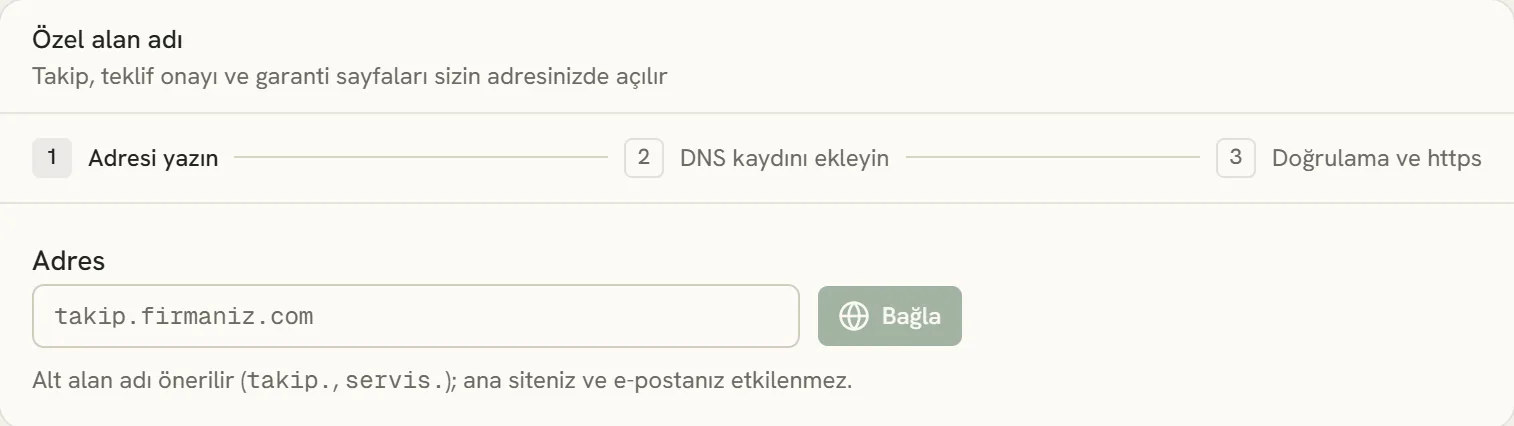 Uygulamadan ekran görüntüsü